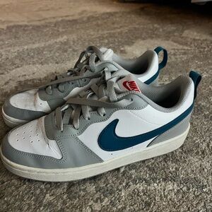 Nike Court Borough Low 2 White/Marina/Light Smoke Grey
